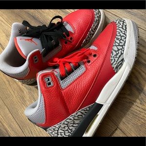 Jordan retro 3 “red cement”